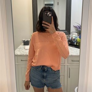 GB Boat Neck Peach Top